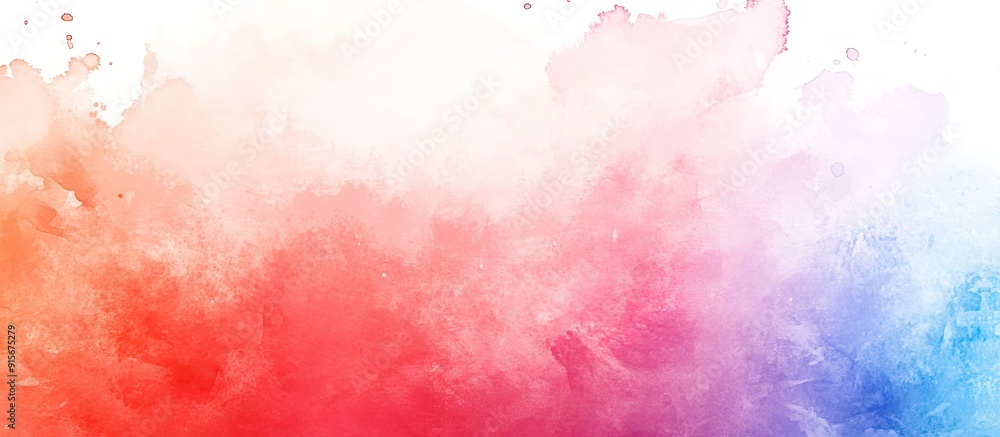 Poster abstract watercolor backdrop uniquely hand painted waldorf gradient wet art vibrant template featuri