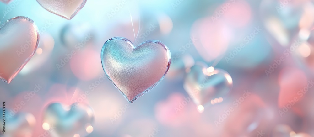 Poster blurred background related to valentine s day valentine s day card soft pastel colors multicolored w