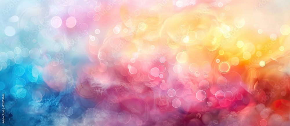 Poster colorful abstract blurred background wallpaper. with copy space image. place for adding text or desi