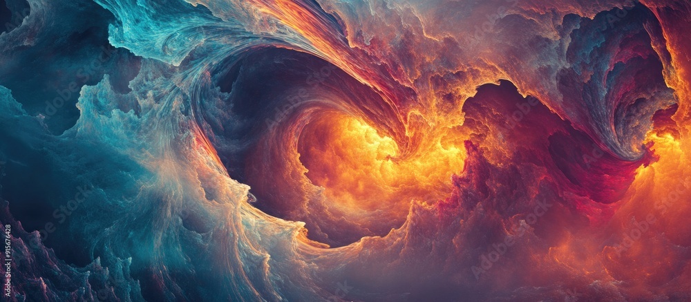Fototapete Abstract fantasy backdrop. with copy space image. Place for adding text or design