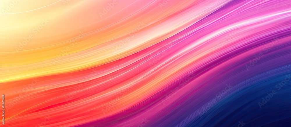 Fototapete light abstract gradient background with motion blur colorful line texture wallpaper. with copy space