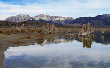 Mono lake in the winter
