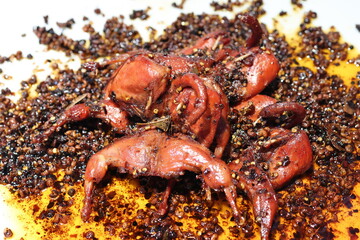 Asian Street Food in a Chinese Night Market