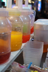 Asian Street Food in a Chinese Night Market