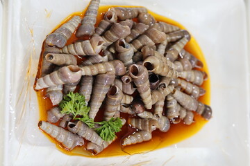 Asian Street Food in a Chinese Night Market