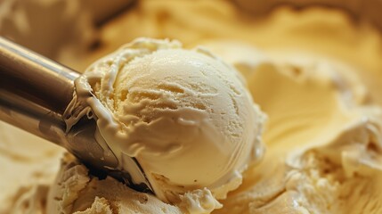 Vanilla Velvet: Perfect Scoop of Classic Vanilla Ice Cream in Detail