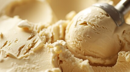 Vanilla Velvet: Perfect Scoop of Classic Vanilla Ice Cream in Detail
