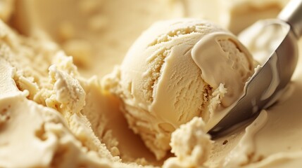 Vanilla Velvet: Perfect Scoop of Classic Vanilla Ice Cream in Detail