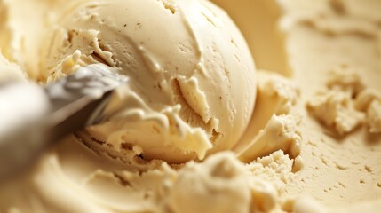 Vanilla Velvet: Perfect Scoop of Classic Vanilla Ice Cream in Detail