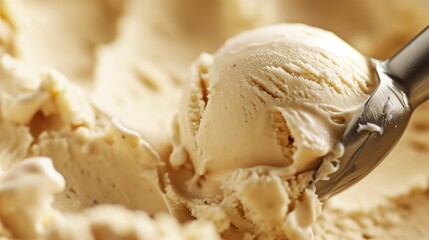Vanilla Velvet: Perfect Scoop of Classic Vanilla Ice Cream in Detail