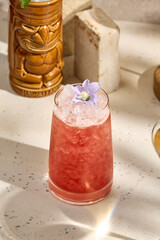 Refreshing Berry Gin Cocktail with Strawberry Puree - Perfect Summer Drink