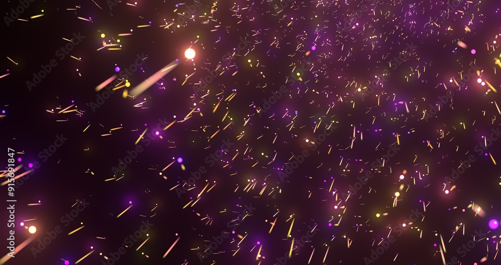 Poster inside digital data tunnel. Futuristic abstract background with neon rays. Concept for big data,