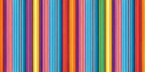Colorful stripes pattern in vector format, featuring horizontal and vertical lines in various widths and hues, ideal for backgrounds, textures, and design elements.