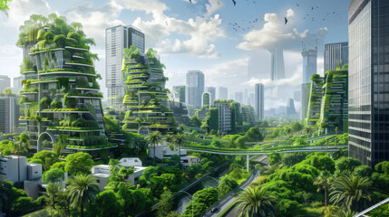 Eco-friendly smart cities with sustainable infrastructure