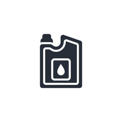 jerrycan icon. vector.Editable stroke.linear style sign for use web design,logo.Symbol illustration.