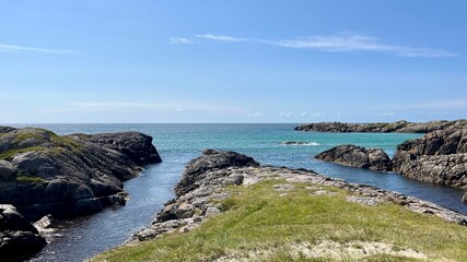 Ogna Sandy Beach and Sea. Jæren, Rogaland, Norway.