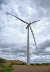 Landscape photography of wind turbines, windmill, wind power, power generation, electricity, industry, decarbonisation, innovation, green energy, scenic, production,  generate, Whitelee Windfarm Scotl