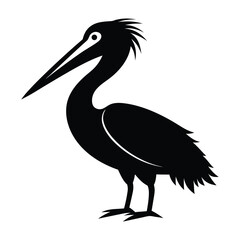 Pelican vector icon