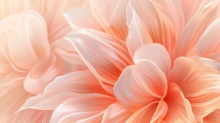 Obraz premium Abstract Background, a blend of soft peach and pale pink tones with a fine grain effect