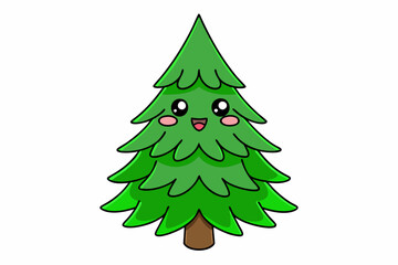 christmas tree illustration