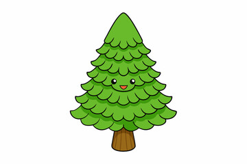 green christmas tree