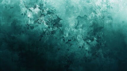 Obraz premium Gleaming light green abstract texture with vintage grunge pale blue border