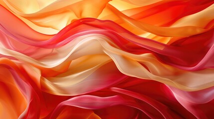 Obraz premium Smooth, flowing waves of color blending seamlessly