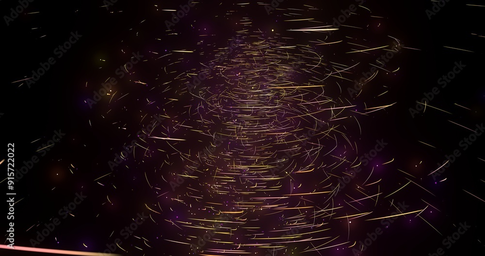 Poster a dynamic swirl of vibrant lights