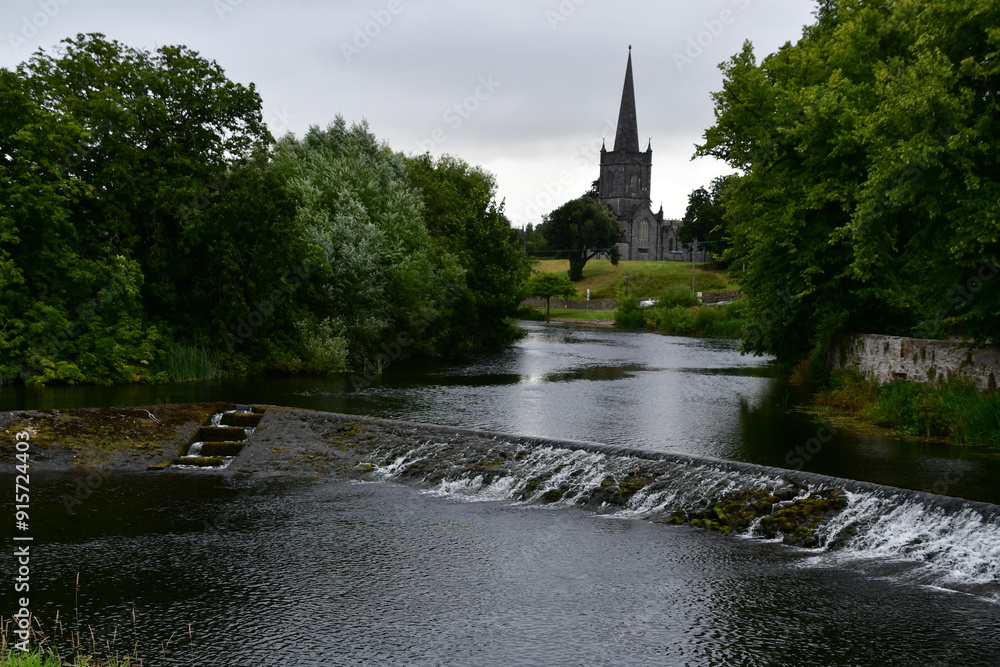 Wall mural suir river in cahir, co. tipperary, ireland