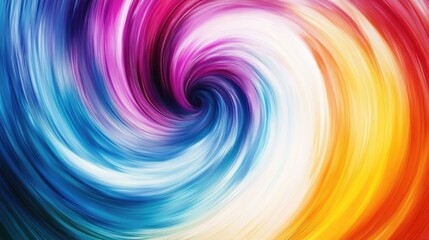 Obraz premium Vibrant swirls of color in abstract art