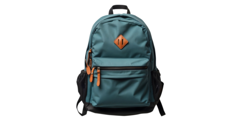 Ready for Learning Backpack Isolated on a Transparent Background backpack