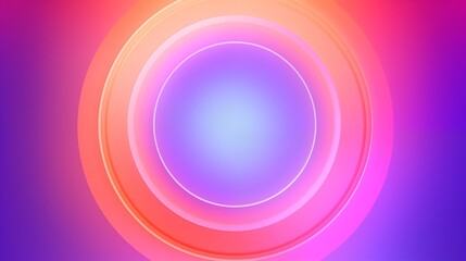 Obraz premium Luminous abstract concept digital illustration. Sunset or sunrise, sun alien planet landscape. Abstract background wallpaper. AI artwork. 