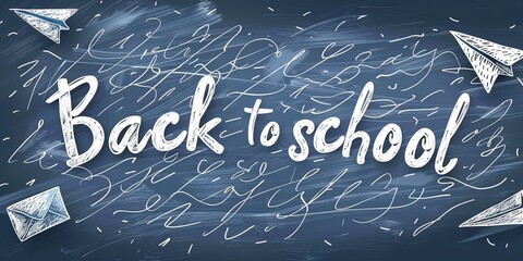 Back to School written on the Board