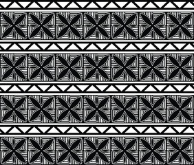 Polynesian tattoo tribal pattern background design. Samoan pattern decoration wallpaper.