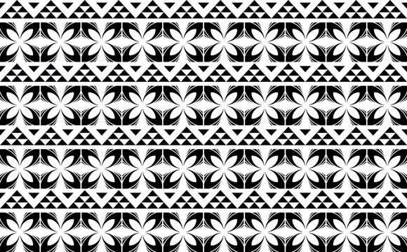 Polynesian tattoo tribal pattern background design. Samoan pattern decoration wallpaper.