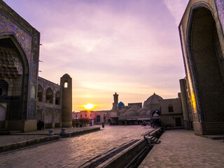 Obraz premium Sunset in Bukhara, Uzbekistan