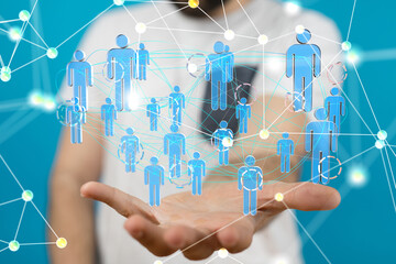 human social network and leadership as concept