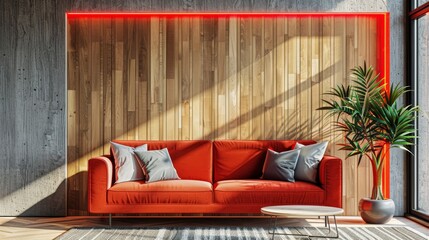 Modern Minimalistic Wooden Wallpaper with Duotone Palette
