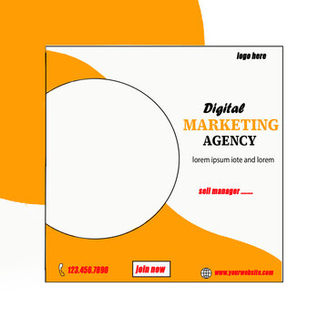 business template digital marketing poster design social media design facebook poaster grow business