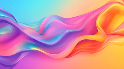 Fototapeta premium Abstract Swirling Gradient with Glittering Hues