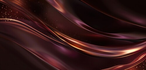 Abstract Background, deep burgundy with rich copper highlights, providing a warm and glamorous feel.