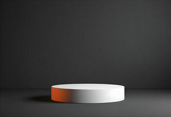 Obraz premium Circle ring flame Fire display product podium background