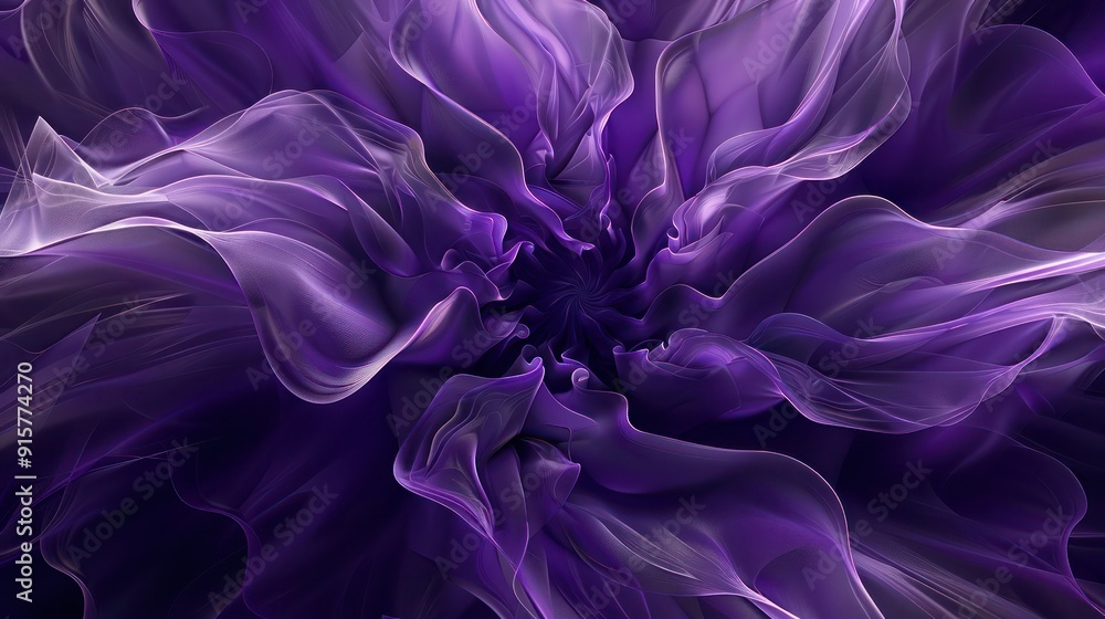 Poster abstract background, deep and rich tonal textures in purples, blending into a luxurious and elegant 
