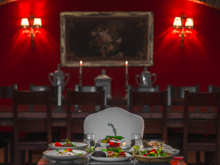 A vibrant and nutritious plate featuring an assortment of fresh vegetables, lean proteins