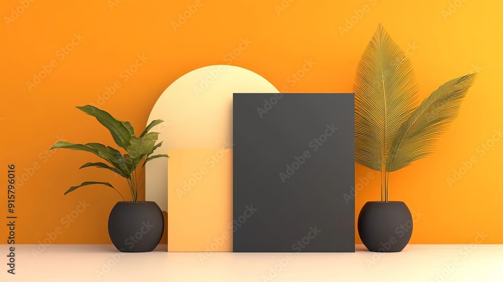 Poster explore the harmony of geometry a trio of distinct designs showcasing unique geometric styles in thr