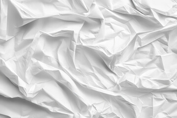 Obraz premium Creased White Paper Texture Background
