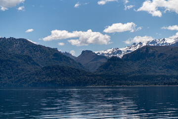 lake traful in Traful region close to Villa de angostura in Patagonia mountains in Argentina