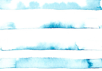 Aquarell Hintergrund mit Linien, blau