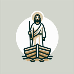Jesus Christ in the Boat