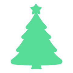 green christmas tree